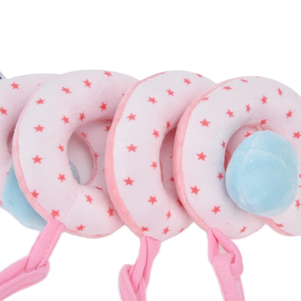 Baby Plush Animal Stroller Toys Spiral Activity Hanging Toys Ringing Crib Stroller Toys