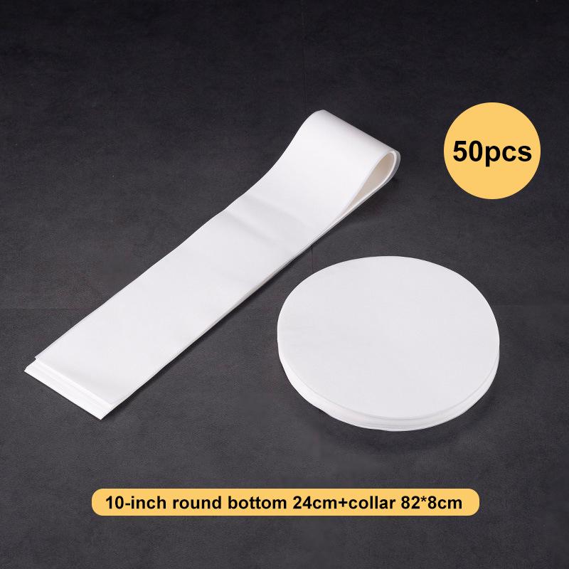 50 Sets Cake Mold Edge Paper Non Stick Surround Mould Rim Paper Oven-Safe Bakery Collar Roll For Kitchen Baking Accessories
