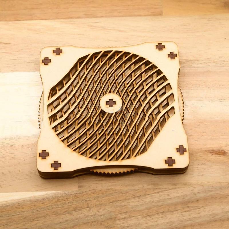 Untersetzer für Getränke Saugfähige Sets Geflochtene Untersetzer Holzuntersetzer für den Couchtisch Einweihungsgeschenk für Bauernhaus Heimdeko