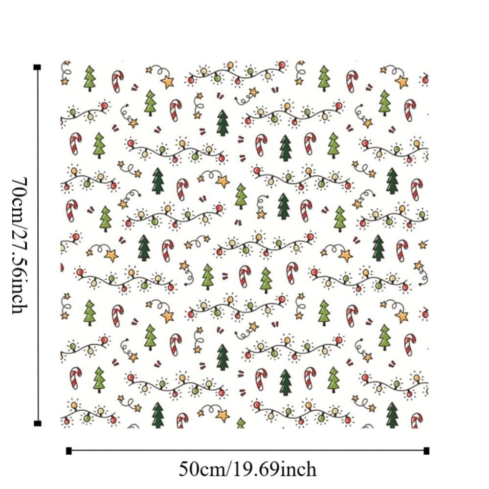 New 10 Sheets Christmas Gift Wrapping Paper Pattern Tissue Art Paper Gift Wrapping Paper Holiday Packaging Paper Packaging