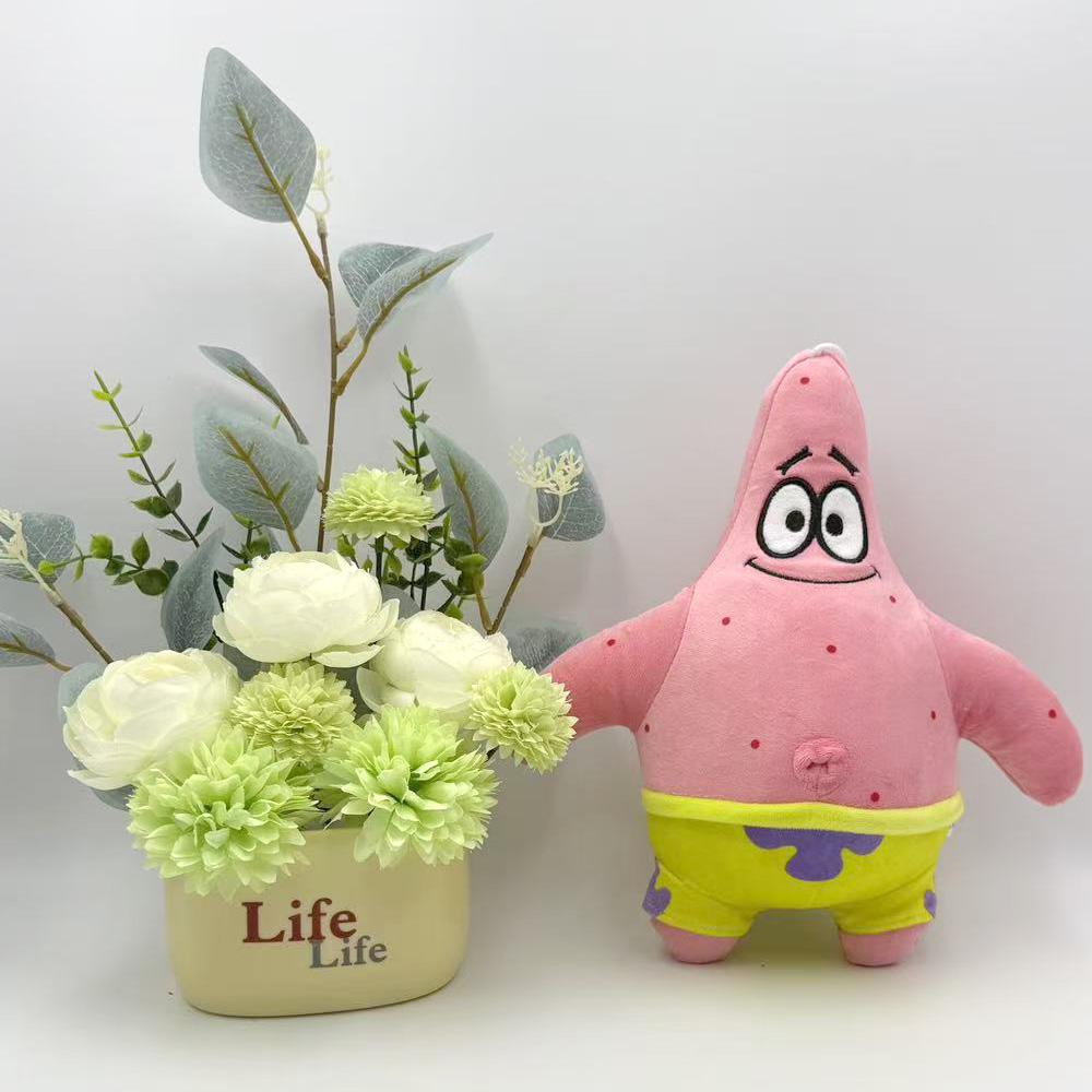 Cute Cartoon Spongebob Series Plush Toys Including Patrick Star Squidward Mr Krabs Gary Soft Stuffed Doll Gift