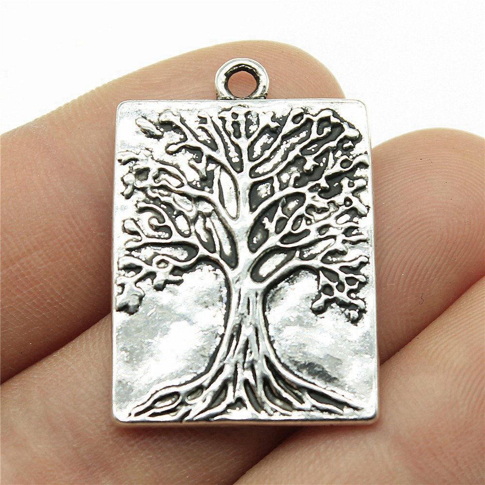 Charms Big Tree Of Life Pendants Wedding Jewelry Findings QC017