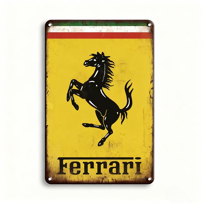 

Car Motorcycle Retro Tin Painting Bar Coffee Shop Handicraft Decoration Creative Home Wall Decorate Poster For Ferrari 488 F8 R