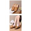 Winter Cotton Shoes for Women, Retro Boken Cotton Boots with Thick Velvet Snow Boots for Women