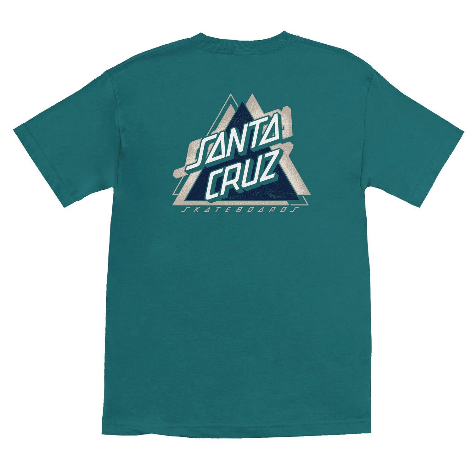 Santa Cruz Skateboards Shirt Split Not A Dot Teal S