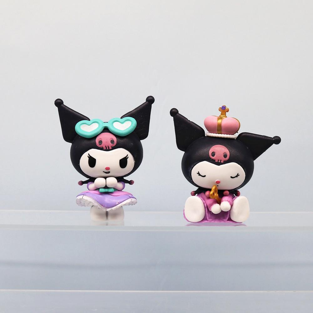 Birthday Party Kuromi Merry Melody Figure Blind Box Doll Charming Desktop Decoration