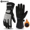 Winter Motorcycle Gloves Men Women - Waterproof Windproof Thermal Lined Riding With Impact Protection