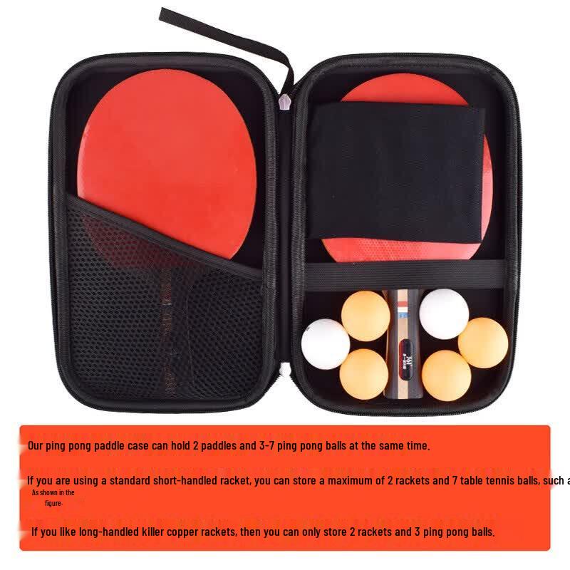Hard Shell Double Table Tennis Racket Case