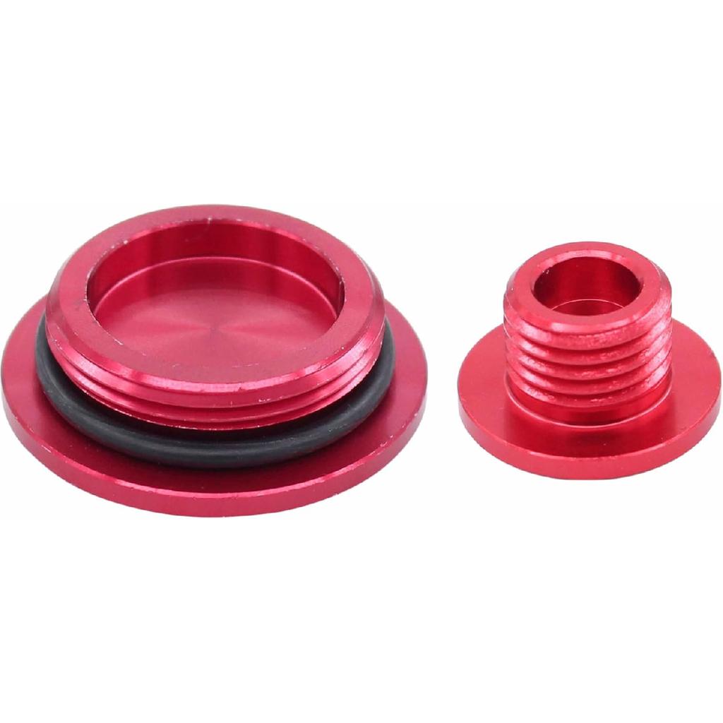 ApplianPar Red Billet Engine Plug Crankcase Cover for Honda TRX400EX Sportrax 400 2x4 2000 2001 2002 2003 2004 2005 2006 2007 2008