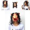 Creepy Animal Prop Scary Pig Head Mask For Halloween Cosplay Costume Parties