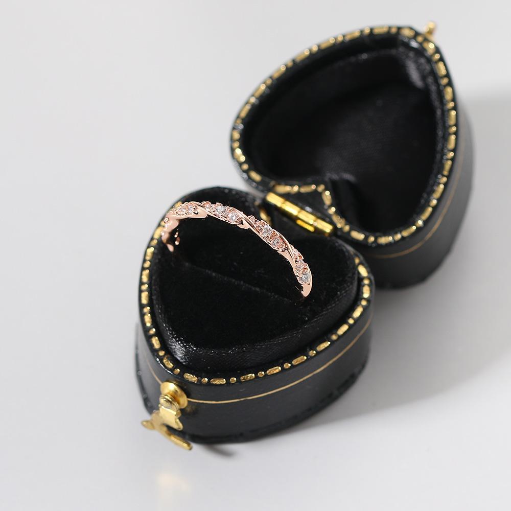Dainty Trend Thin Rings for Women Female Inlaid Zirconia Delicate Stacking Matching Ring Fashion Gift to Female Jewelry DZR021