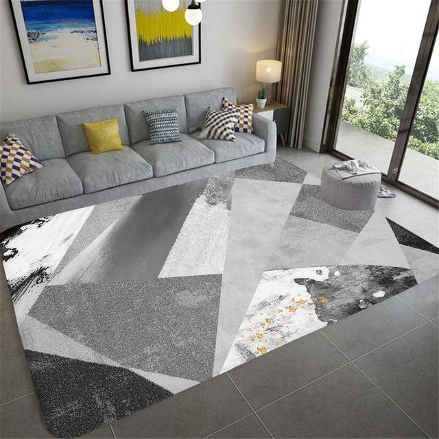 

Современный геометрический противоскользящий ковер с принтом в помещении, большие коврики для гостиной, спальни, дивана, декор для пола, коврик Tapis Salon 120x160cm