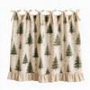 Decorative Christmas Oven Short Curtain Ruffled Edge Cabinet Curtain  Kitchen Window