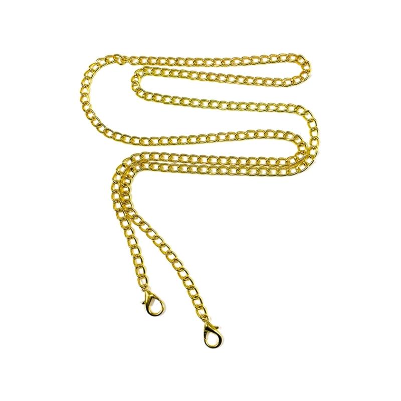 Metal Replacement Shoulder Crossbody Bag Chain Strap DIY Bag Straps Craft Accessories for Women Girls Making Bags