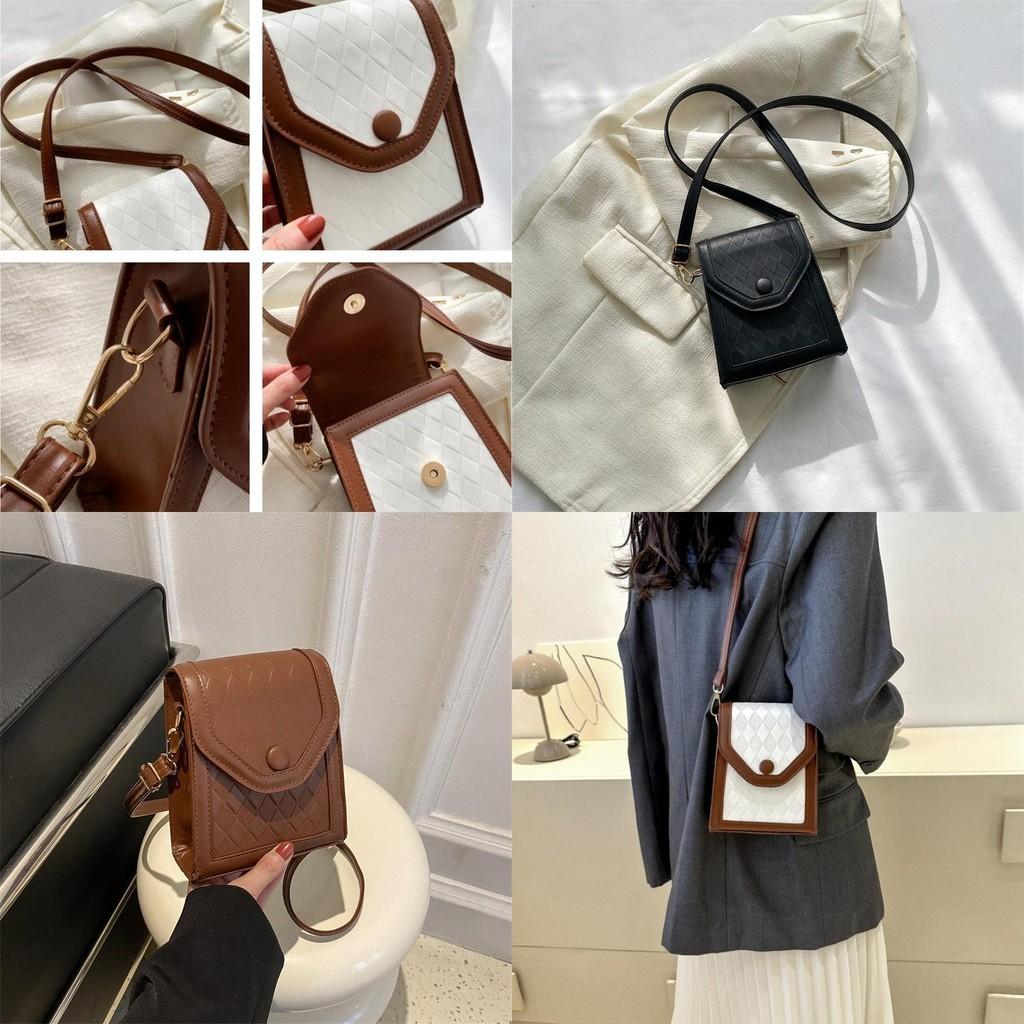 Trendy Pu Material Women's Small Square Bag 2023 Fashionable Spring Season Trend