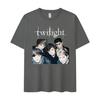 2026 New Twilight Team Edward Cullen Printed Tshirts Unisex Women Fashion Retro T Shirt Casual Cotton Tshirt Streetwear Summer