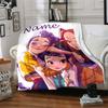 Customizable KPop Demon Hunters4 Throw Blanket – Personalized Name, All-Season Cozy Snug Blanket, Machine Washable, Personalized Blanket