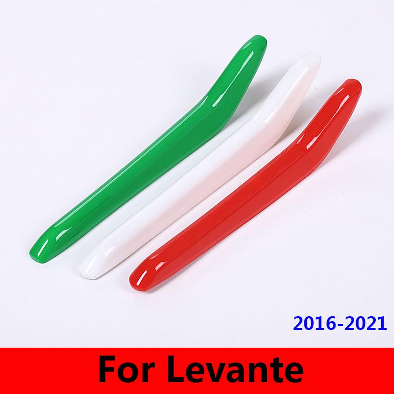 For Maserati Levante 16-21 For Ghibli 14-17 For Quattroporte 13-16 ABS Car Front Grille Cover Trim Sticker Car