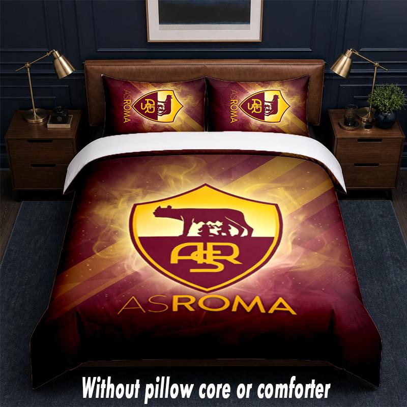 Ensemble de literie Design AS Roma 1 Housse de couette + 2 Taies d'oreiller Doux Respirant Linge de lit pour la maison