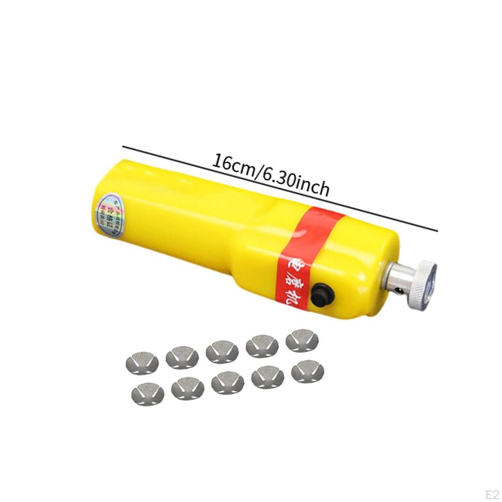 Electric Billiards Cue Kit Burnisher with 10 Sanding Discs Accessories 6.3x1.8x1.6inch
