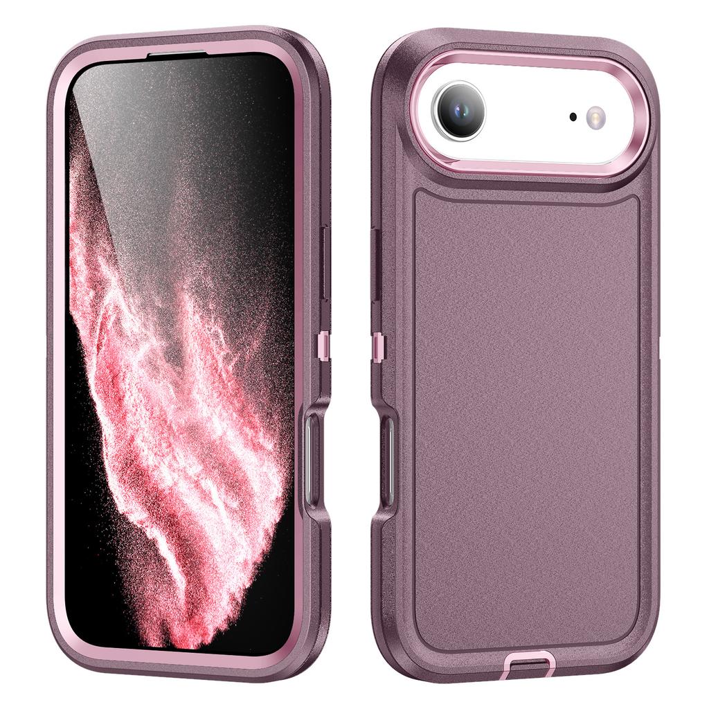 For iPhone 17 Air Case PC+Silicone+EVA 3 in 1 Shockproof Phone Cover