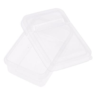 Ins Transparent Flip Cover Storage Box Large Capacity Dustproof Box Gukaka Card Organizing Multifunctional Box