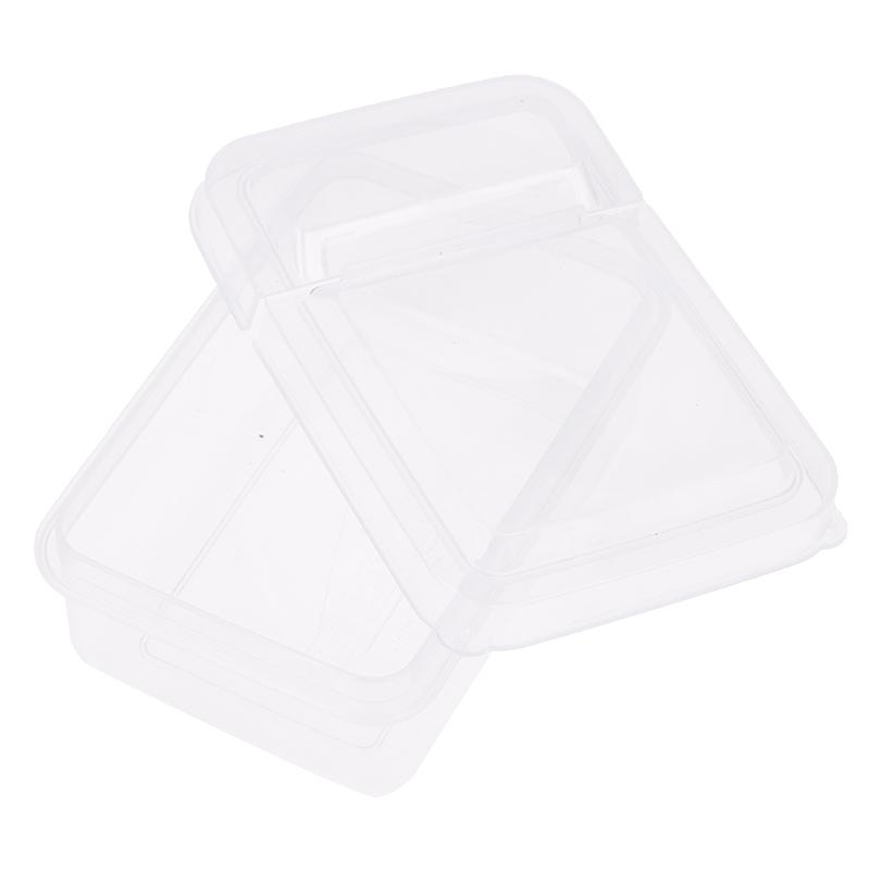 Ins Transparent Flip Cover Storage Box Large Capacity Dustproof Box Gukaka Card Organizing Multifunctional Box