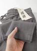 Breathable Cotton-Linen Straight-Leg Casual Pants with Elastic Waist & Pockets