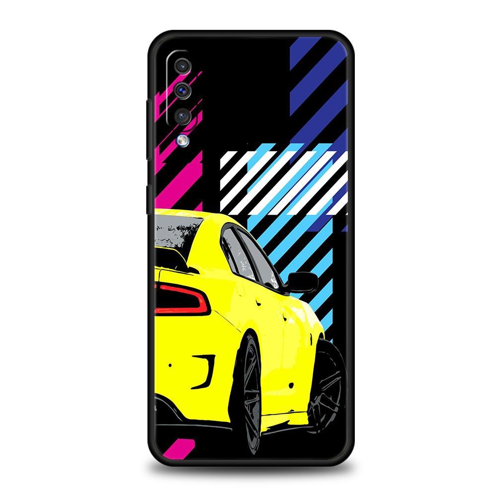 JDM Sports Car Lamp Aircraft Phone Case For Samsung Galaxy A52 A50 A70 A30 A40 A20S A20E A02S A12 A22 A72 A42 A32 5G A04s Cover