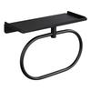 Modern Towel Rings Bathroom Storage Solution Sturdy Stainless Steel Construction Fit Various Wall Types Daily Use