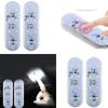 2Pcs Car Interior Lights Car Ceiling Lights Magnetic Sticker Wireless Touch Light Car Accessories Night Reading Light