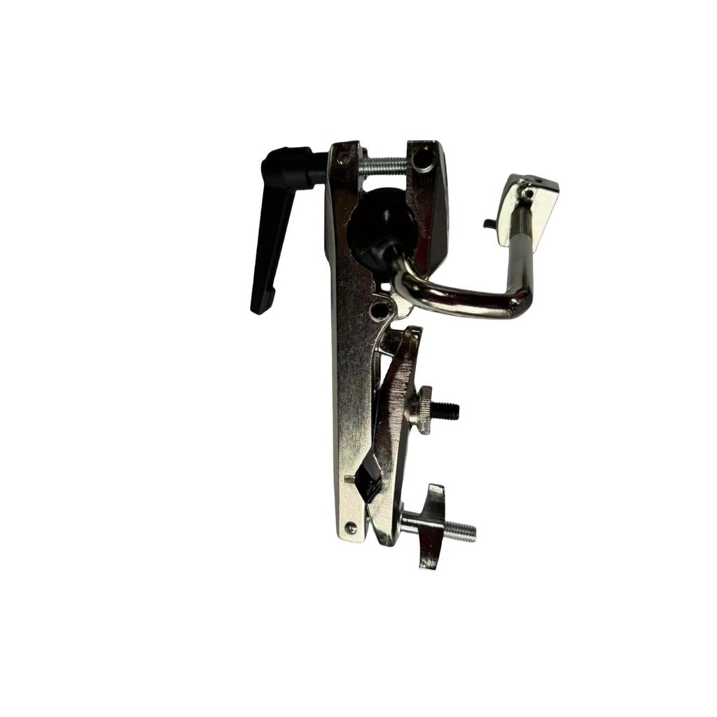 Universal Drum Rack Clip for Cymbal Stand and Cowbell Attachment