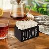 Wooden Sugar Packet Holder Tea Bag Storage Box Coffee Capsule Sorting Holder for Home Restaurant Countertop Coffee Bar Organizer