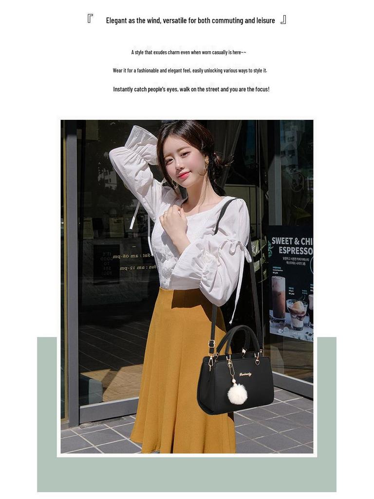 Geantă de mână crossbody din piele PU pentru femei, modă 2021