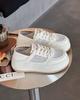 Korean Version Two-wear Shoes Versatile Mesh Little White Shoes Women's Shoes 2025 New Summer Board Shoes Breathable Casual Shoes