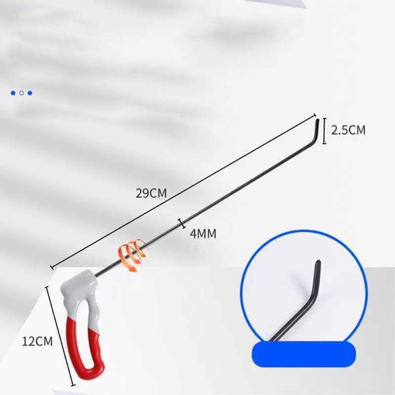 Multiple Angle Rotating Steel Hook Tool Flexible Auto Body Repair For Vehicle Dents Restoration & Bodywork Accuracy