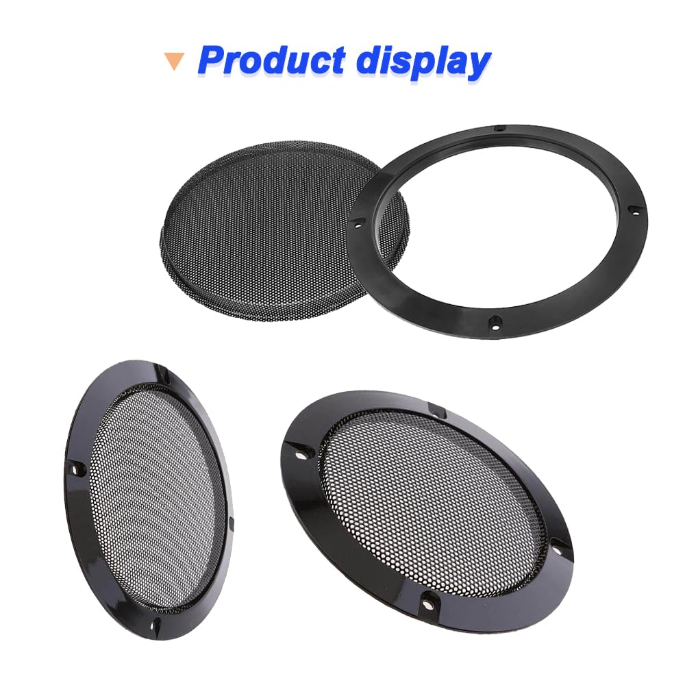 Xiatiaosann 3" Speaker Grill Cover, Cold Rolled Steel Speaker Net Cover, Metal Mesh Speaker