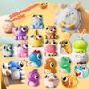 Cute Cartoon Q-Version Animal Sensory Fidget Toys, Eye Bouncing Bubble Blowing, Anti-Anxiety Stress Relief Novelty Holiday Gifts