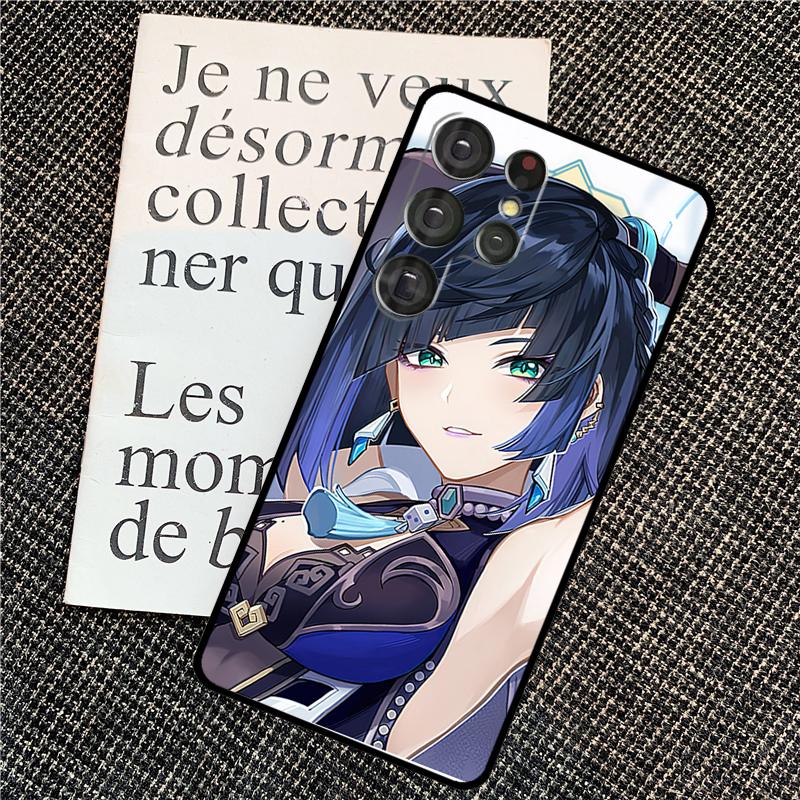 Yelan Genshin Impact Case For Samsung Galaxy S25 Ultra S21 S22 S23 S24 Ultra S9 S10 S20 Plus S25 FE Back Cover