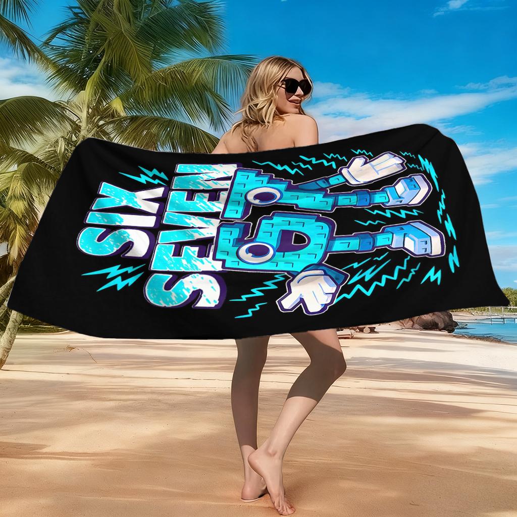 Sechs Sieben 67 Freundschaft Strandtuch Schnelltrocknend Super Saugfähig Geeignet für Strandurlaub Pool Fitnessstudio Sommergeschenk für Freunde