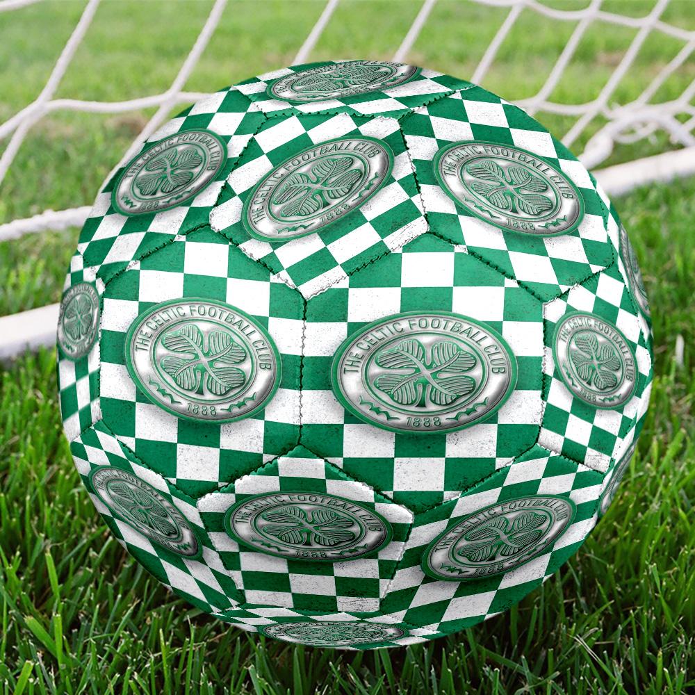Cel-tic Football Club Crest Printed Size 5 Soccer Balls, High-Quality, Anti-Slip, Protective Football, A Unique Gift , Birthdays, Christmas Gifts