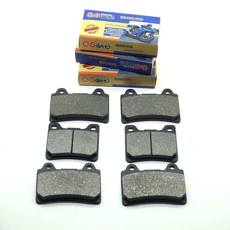 Motorcycle Front Rear Brake Pads for YAMAHA FJ1200 ABS 1993 1994 Fairing 1988-1992 FJ1200A 1992 1993 FJ 1200