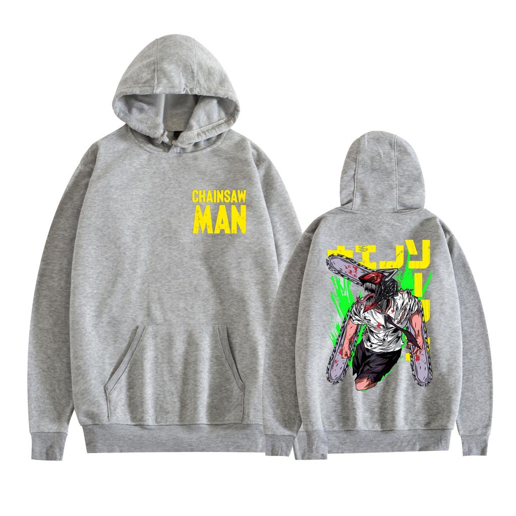Hot Chainsaw Man Funny Hoodie Hip Hop Graphic Sweatshirts Streetwear Harajuku Tracksuit