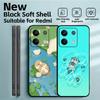 Cute Otter Phone Case For Redmi Note 14 13 12 11 Pro Plus S 5G 14C A3 Soft Black Phone Cover