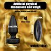 360° Rotating Colorful Wireless Anal Plug with Remote Control & 10 Vibration Modes