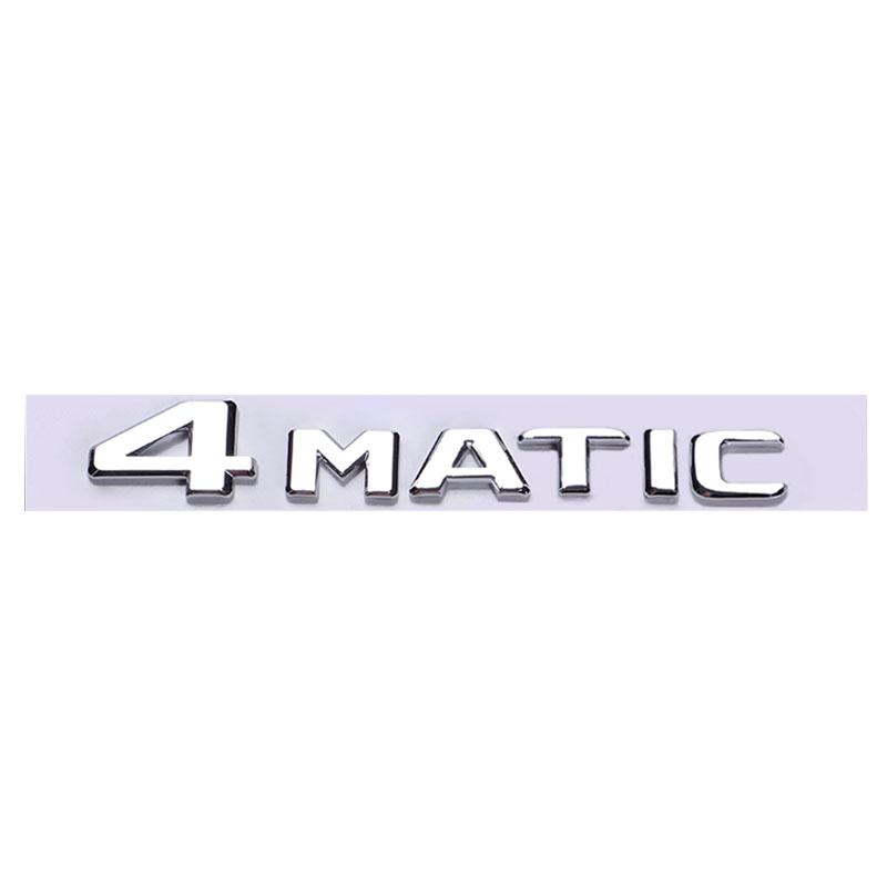 3D Premium 4MATIC 4 MATIC for car Hood Fender trunk Rear Bonnet Nameplate Decal Emblem Badge Sticker