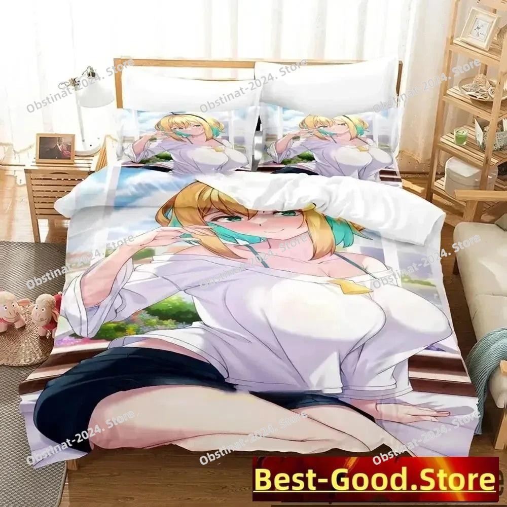 3D Amano Pikamee Anime Bedding Set Printed Duvet Cover Pillowcase Single Double Style Queen King Size Sets Home