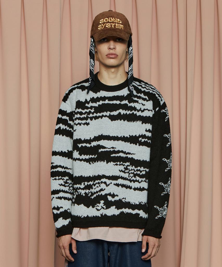 UNALLOYED Note Star Knit / Black