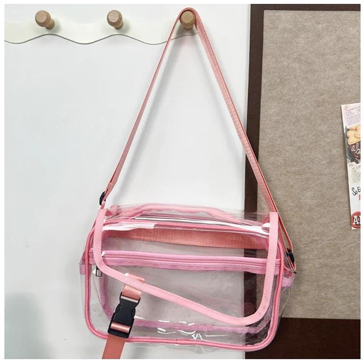 Hot Selling Soft Solid Color PVC Trendy Versatile Crossbody Bag 2026  Large Capacity Simple Sweet Fashi Shoulder Bags
