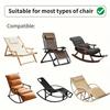 1Pc Striped Rocking Chair Cover Elastic Recliner Cover Balcony Sleeping Room Rocking Chair Protective Covers Chairs Seat Cushion